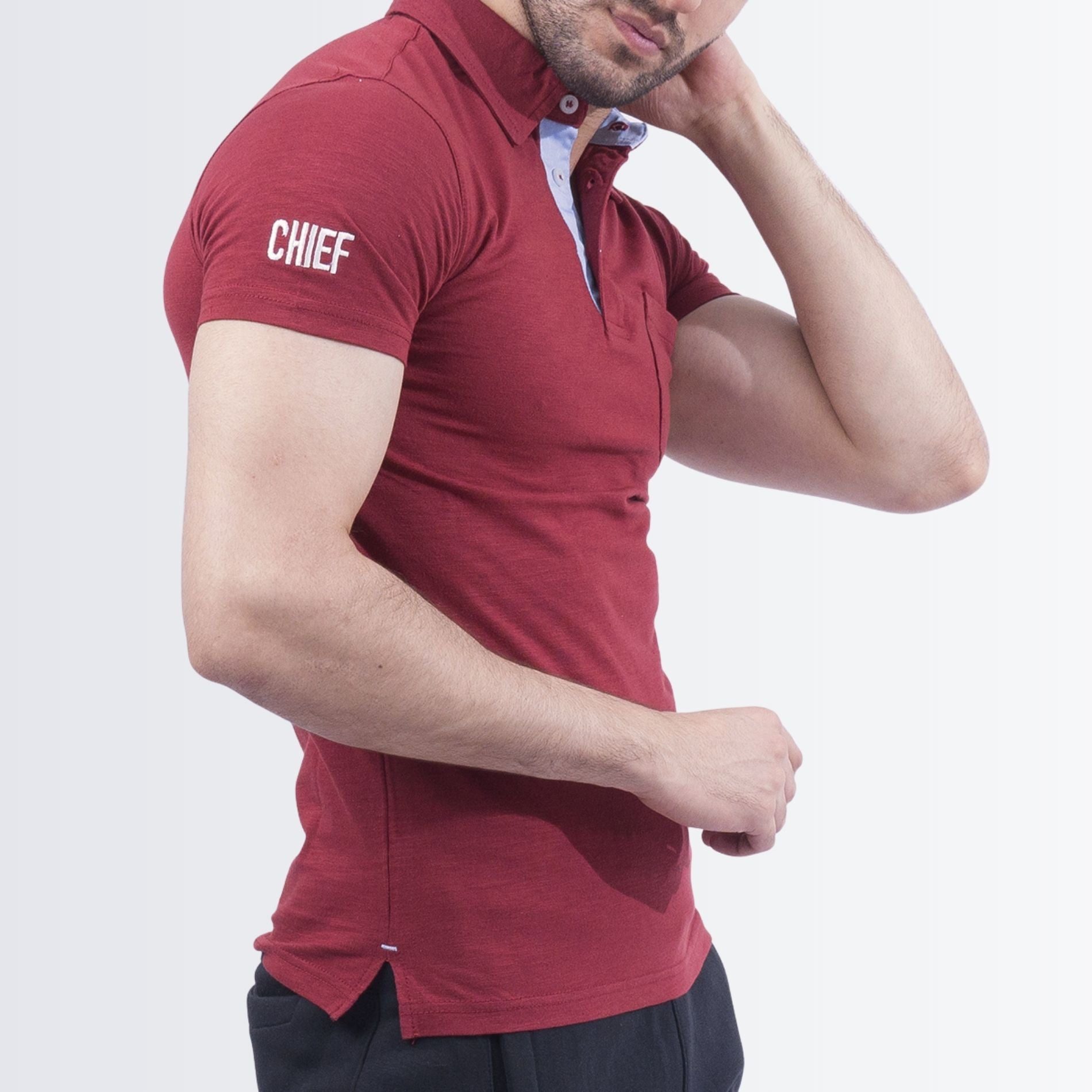 Stylish Maroon Polo Shirt