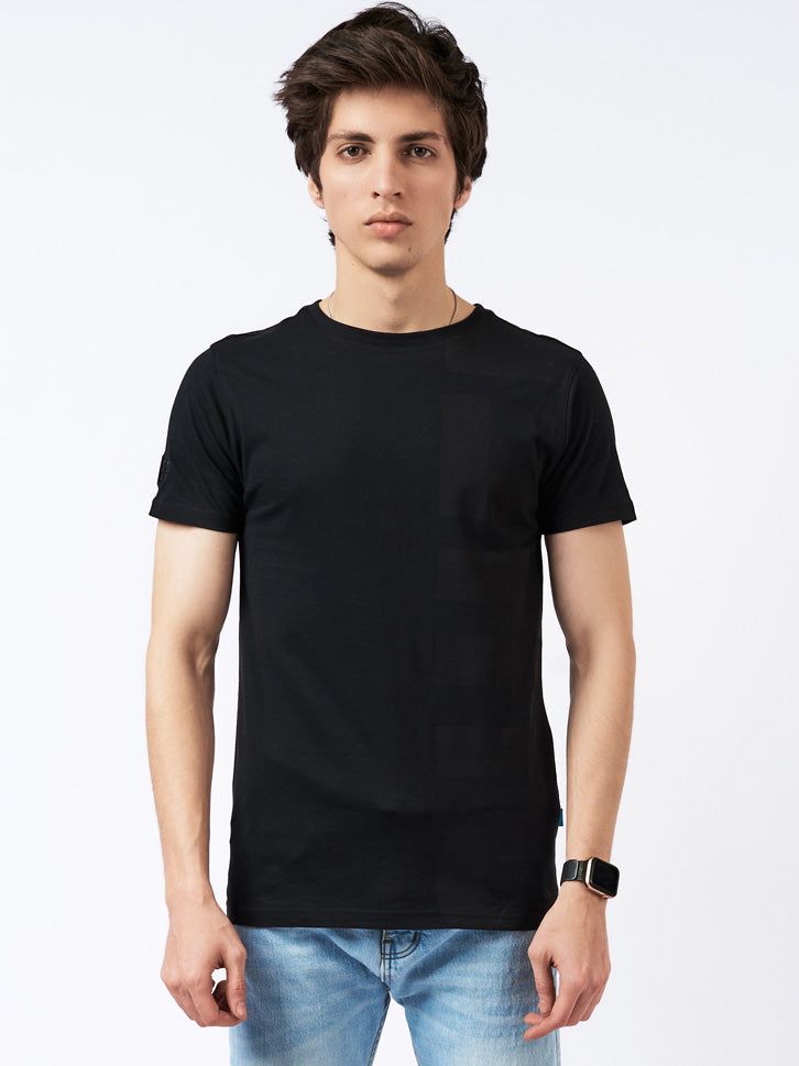 Men's Oversized Graphic T-Shirt Black