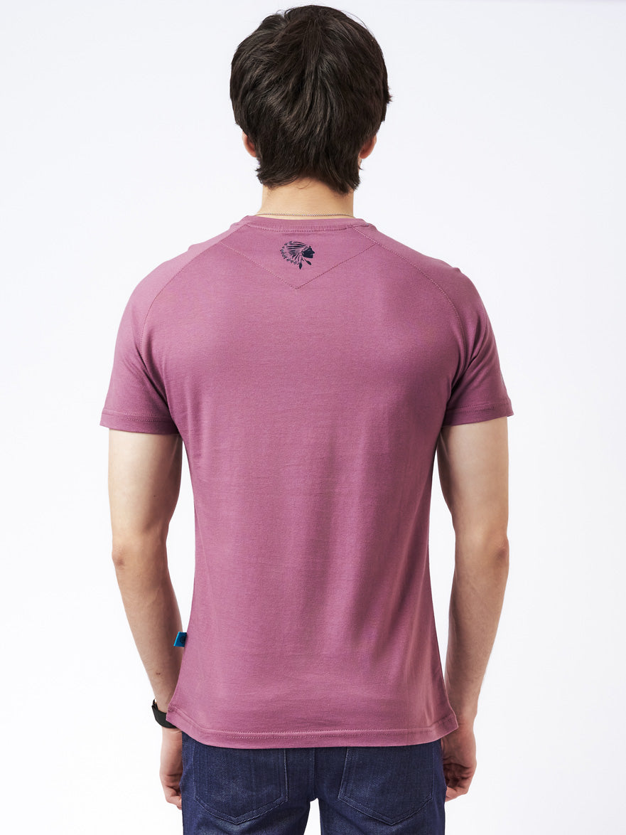 Men's Mirror Graphic T-Shirt English Violet