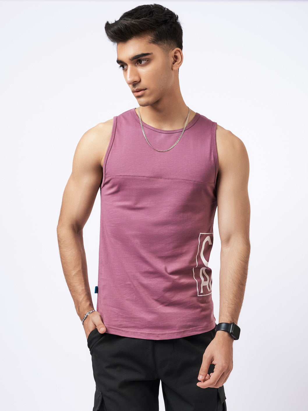 Men's Tank Top English Violet