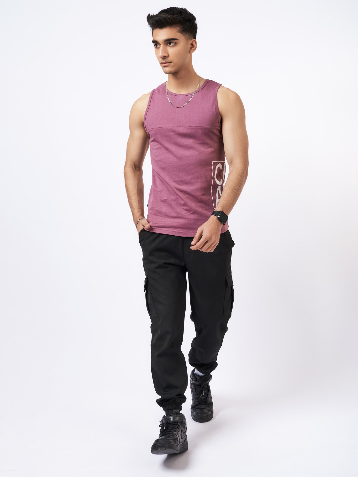 Men's Tank Top English Violet