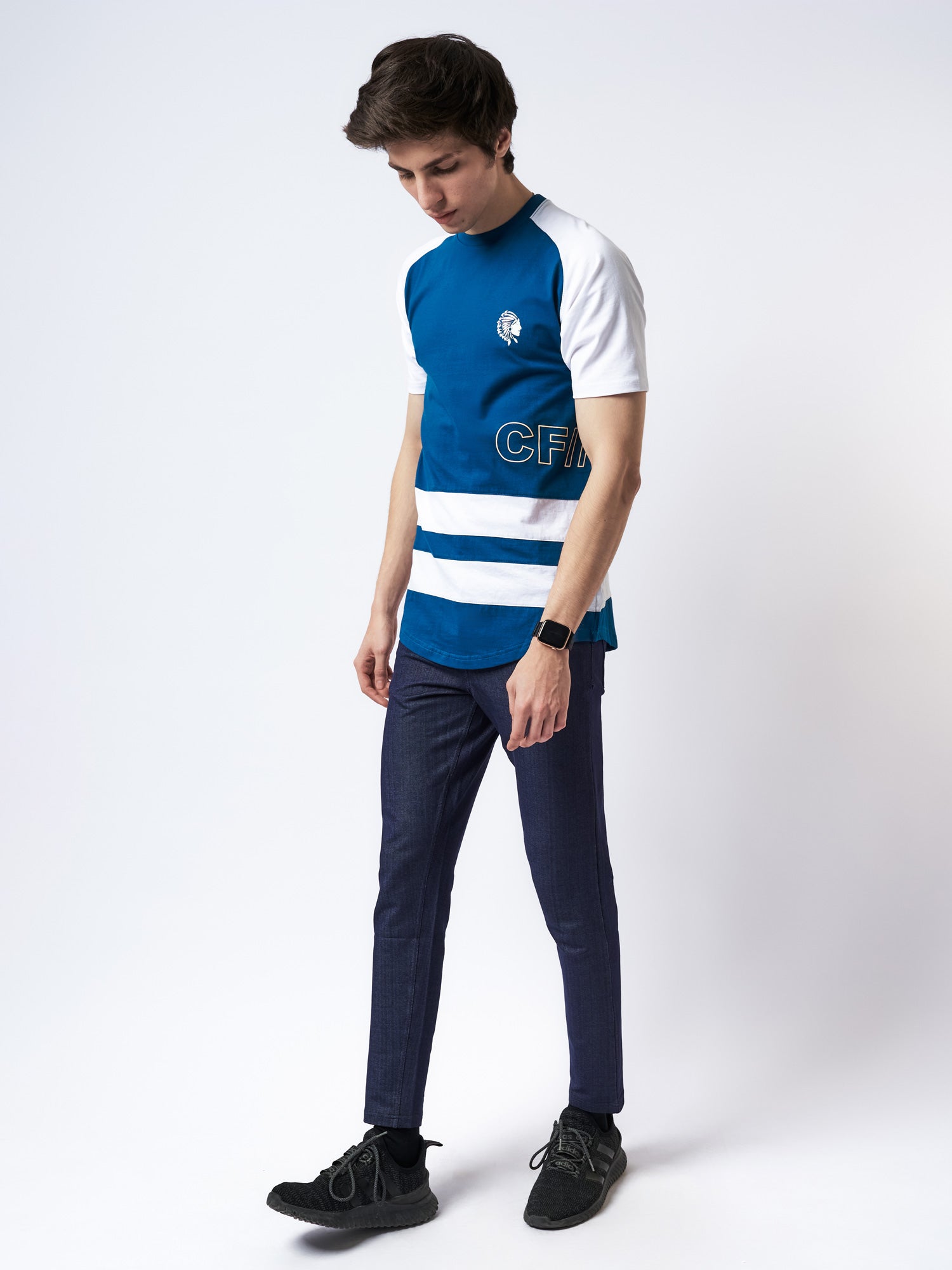 Men's Duo Stripe T-shirt Blue