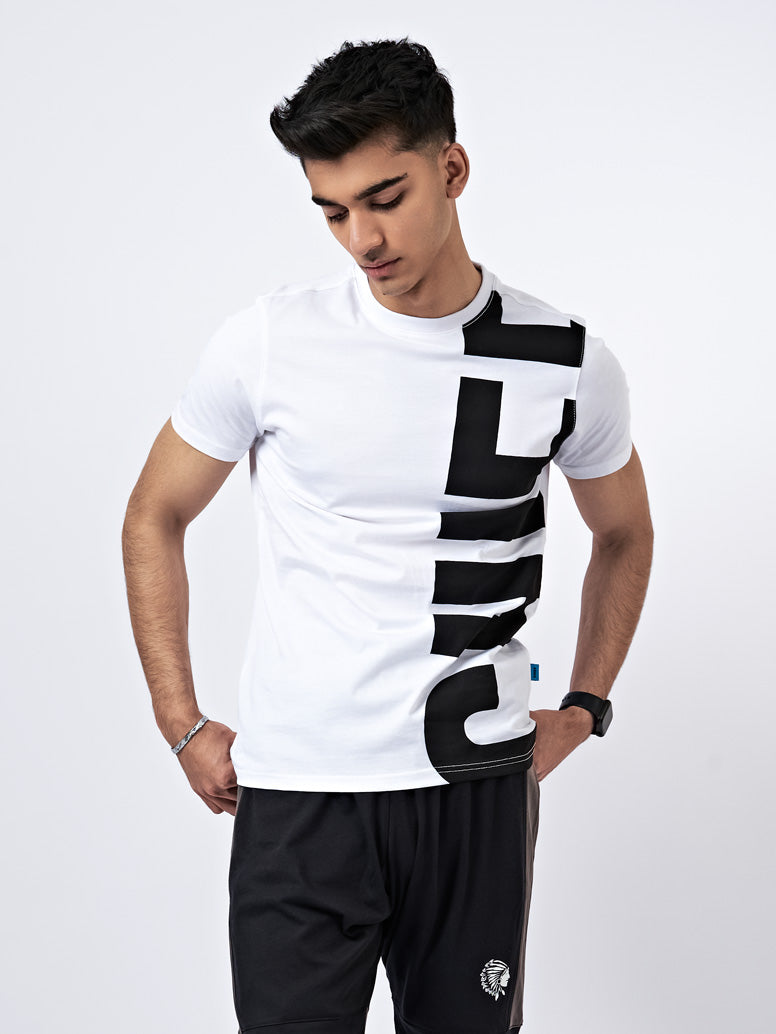 Men's Oversized Graphic T-Shirt White