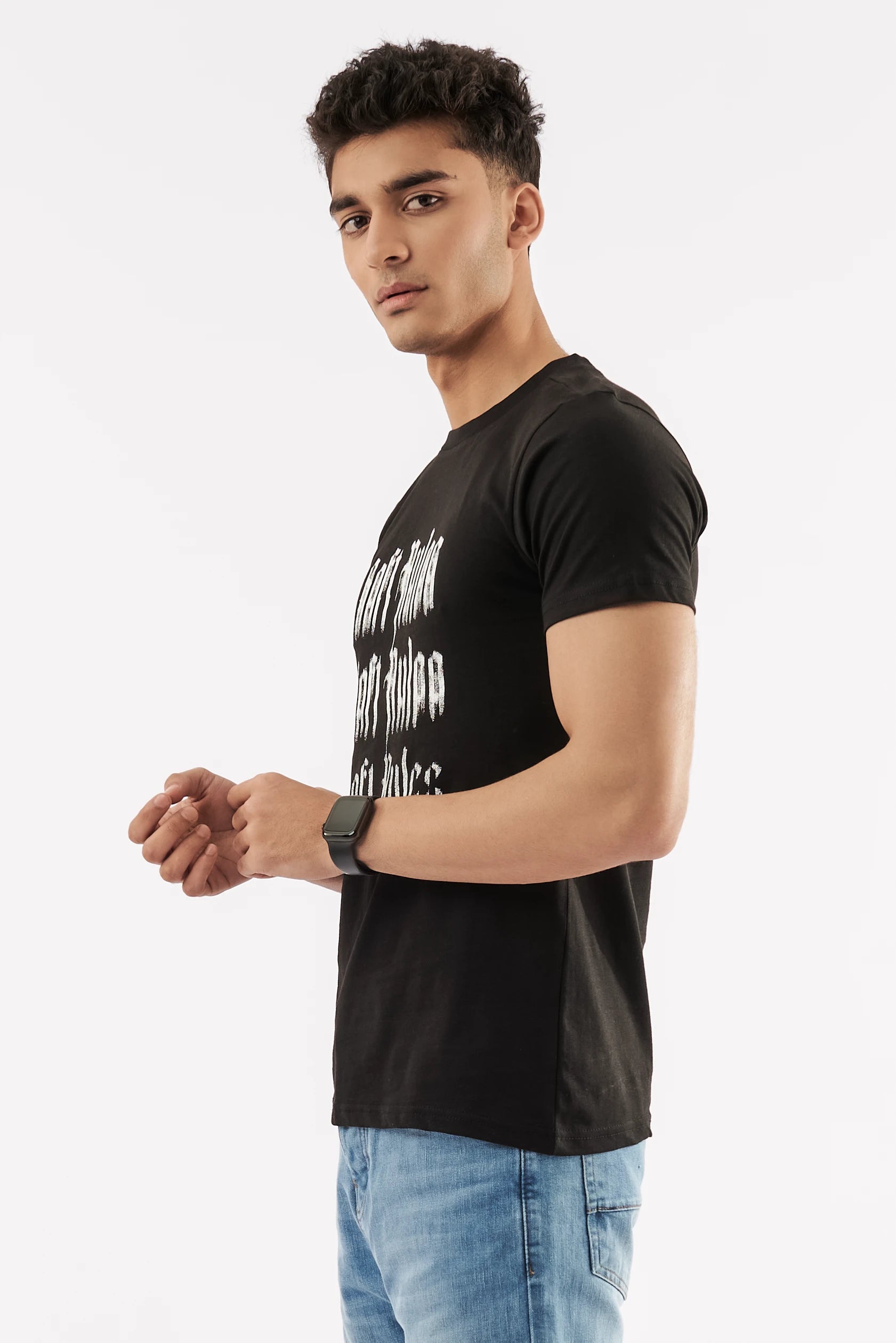 Men's Rules Graphics T-Shirt Black
