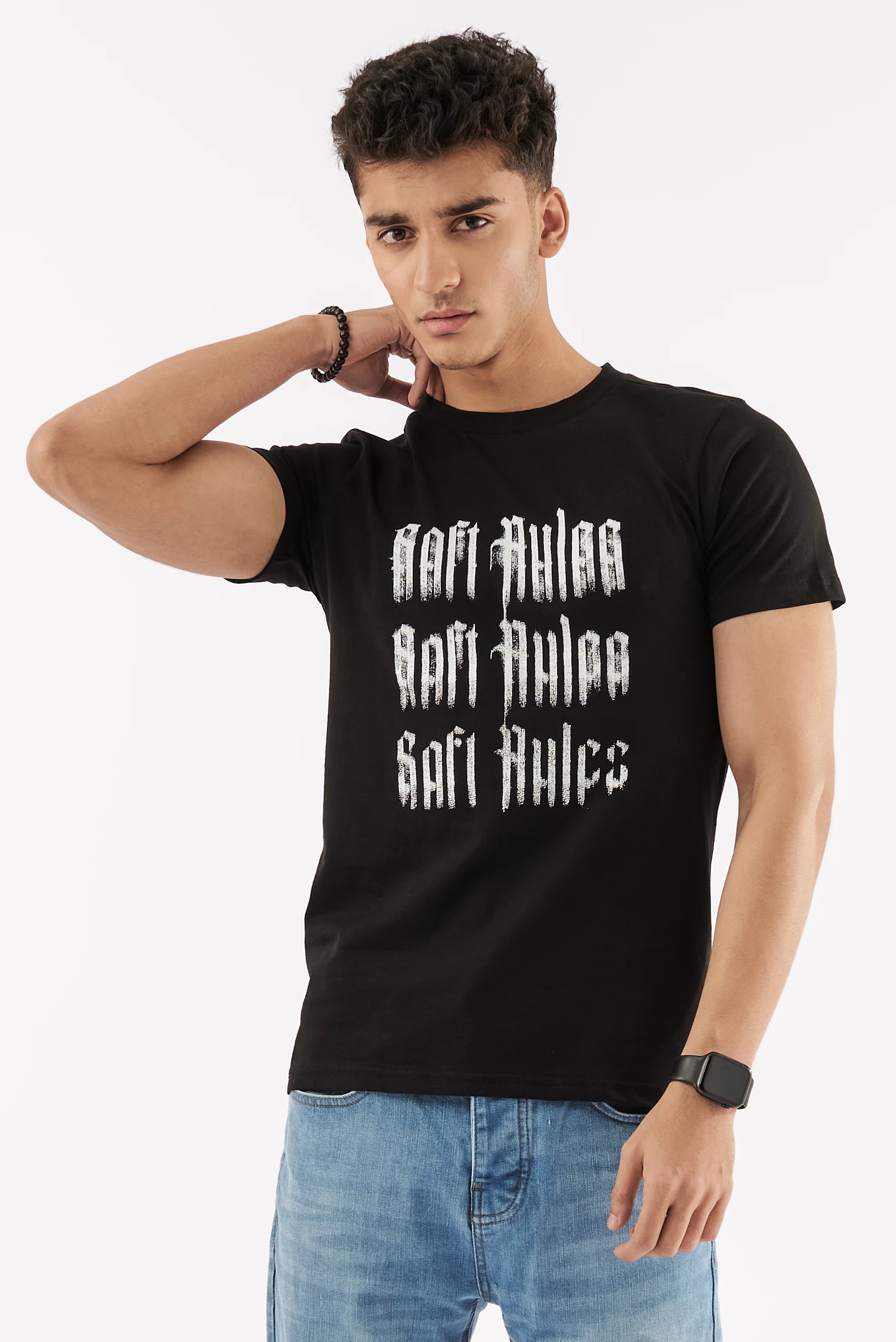 Men's Rules Graphics T-Shirt Black