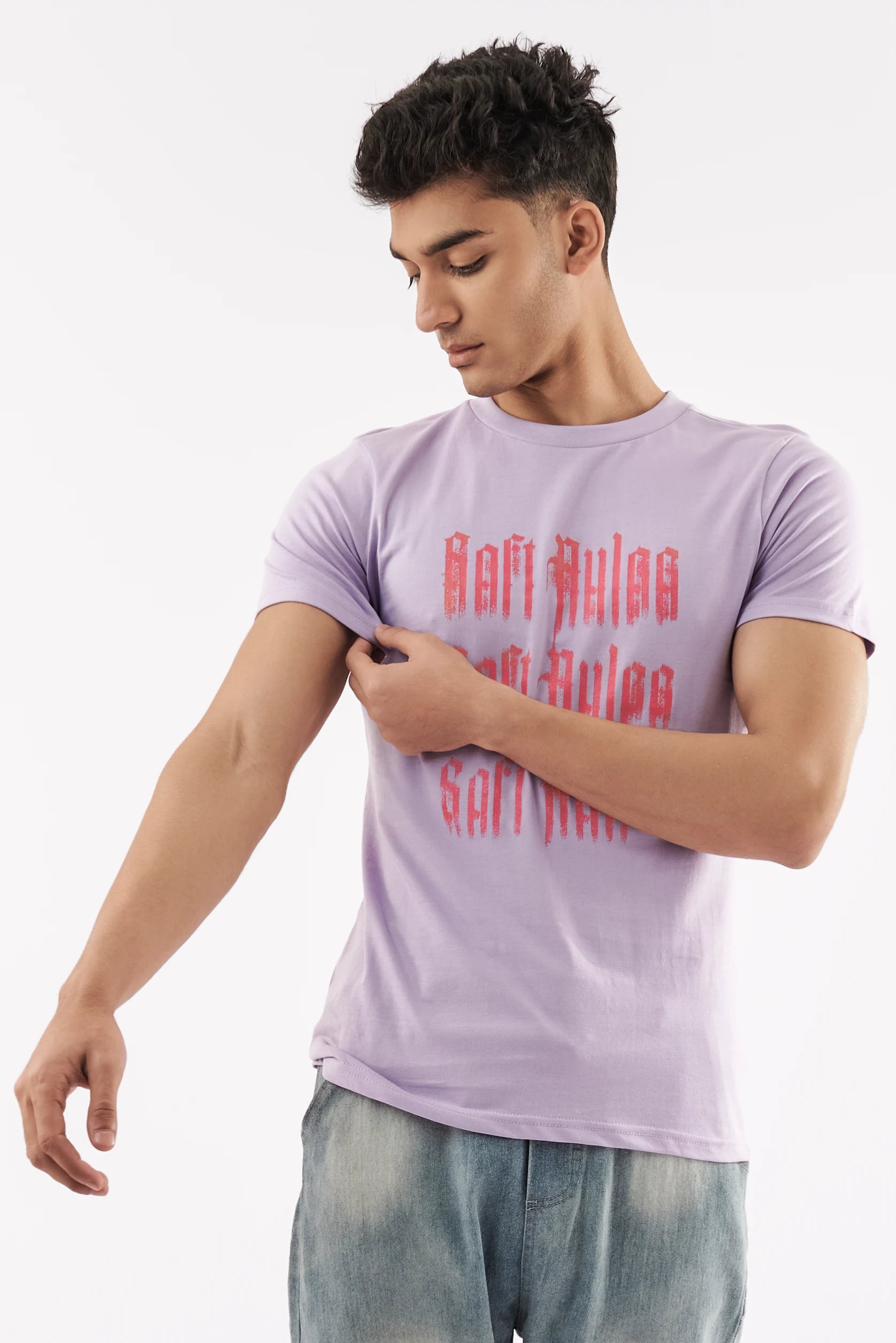 Men's Rules Graphics T-Shirt Purple