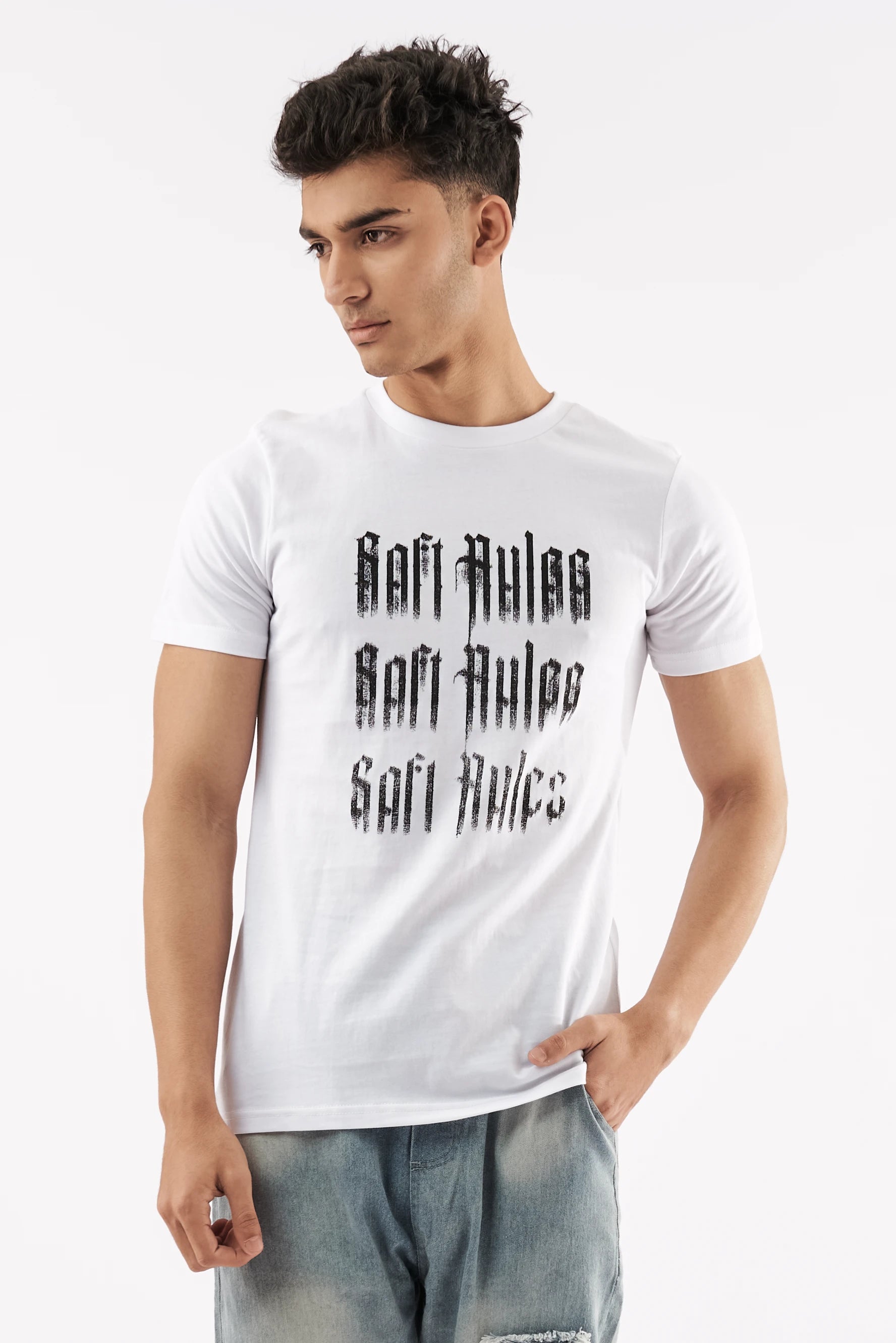 Men's Rules Graphics T-Shirt White