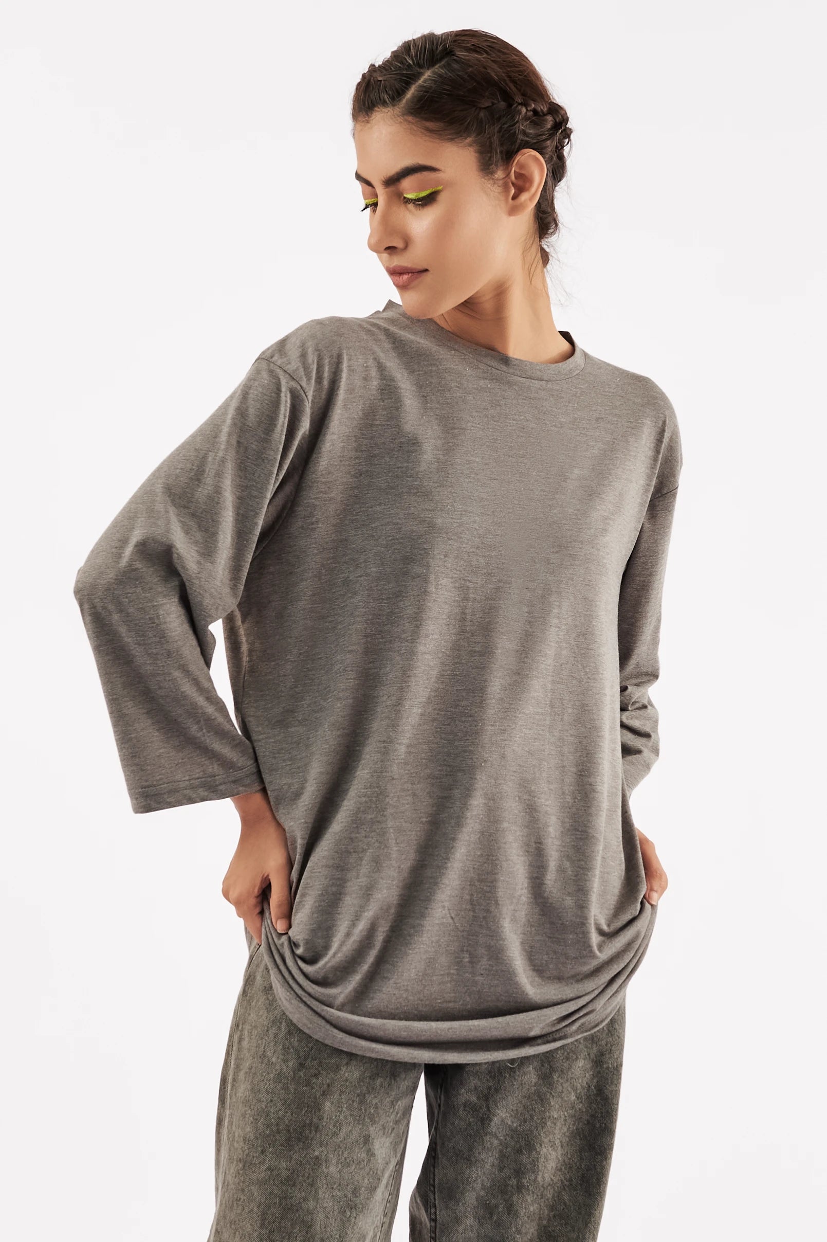 Women's Essential Oversized T-Shirt H.Grey