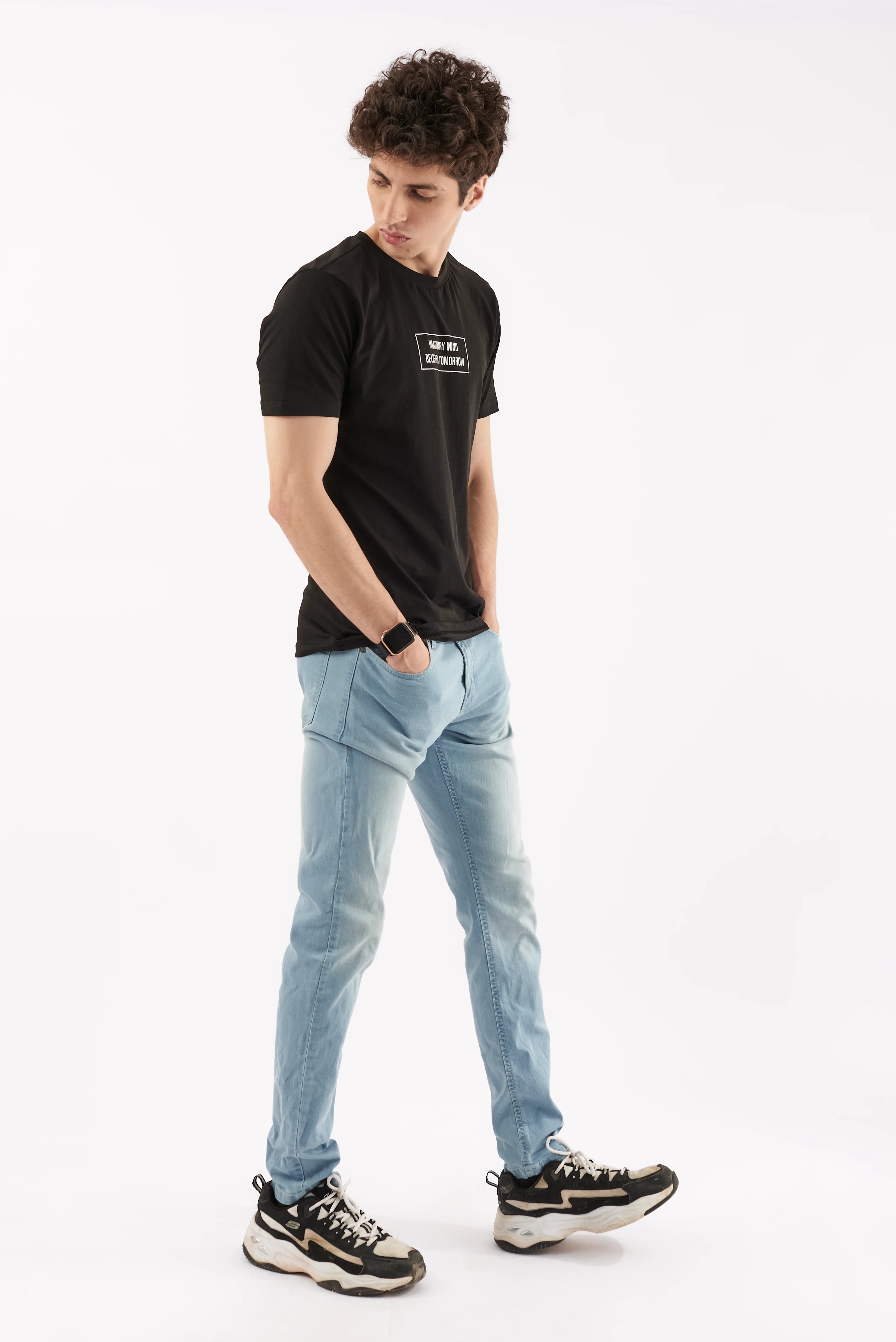 Men's Creative Empowered T-Shirt Black