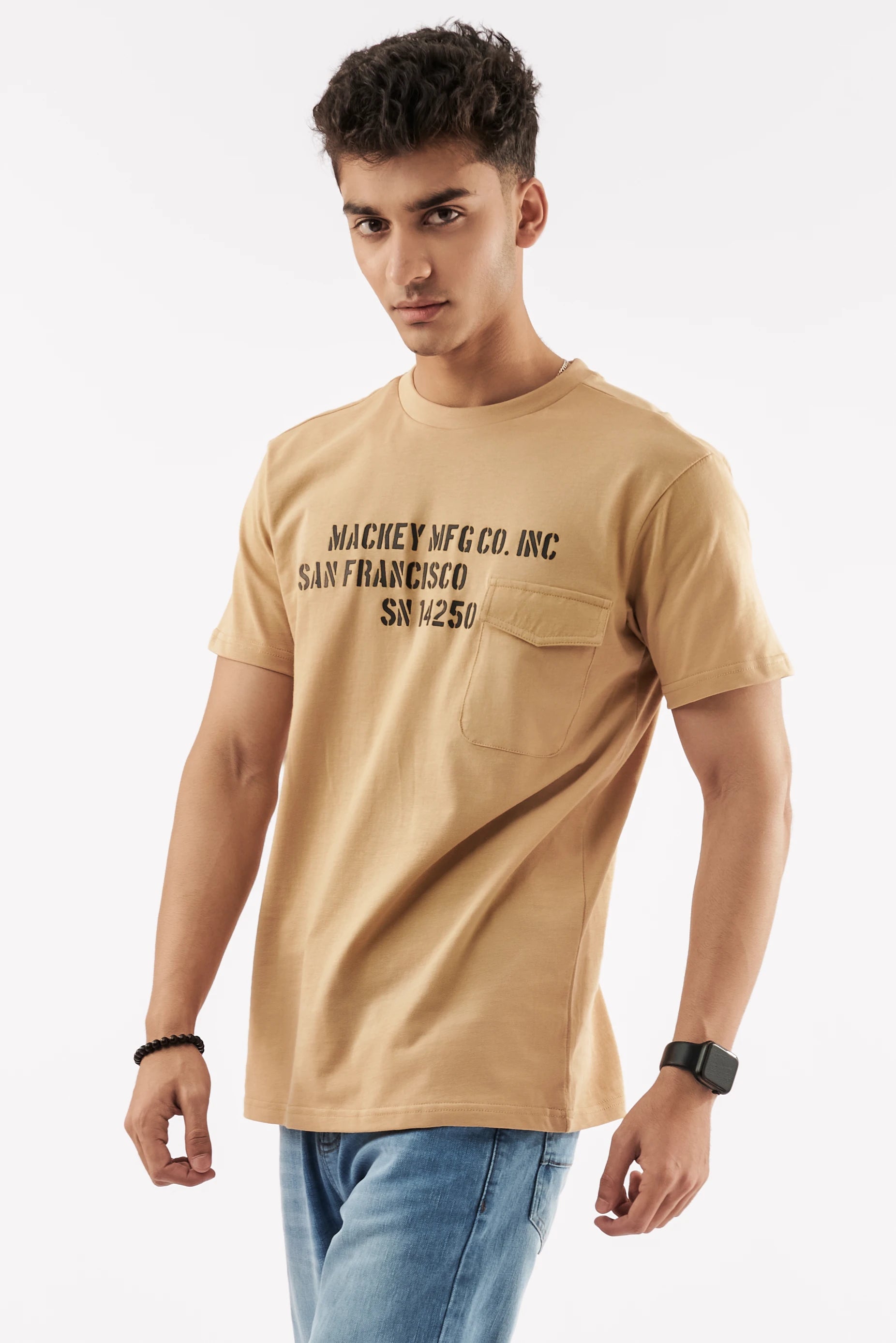 Men's Pocket T-Shirt Sand