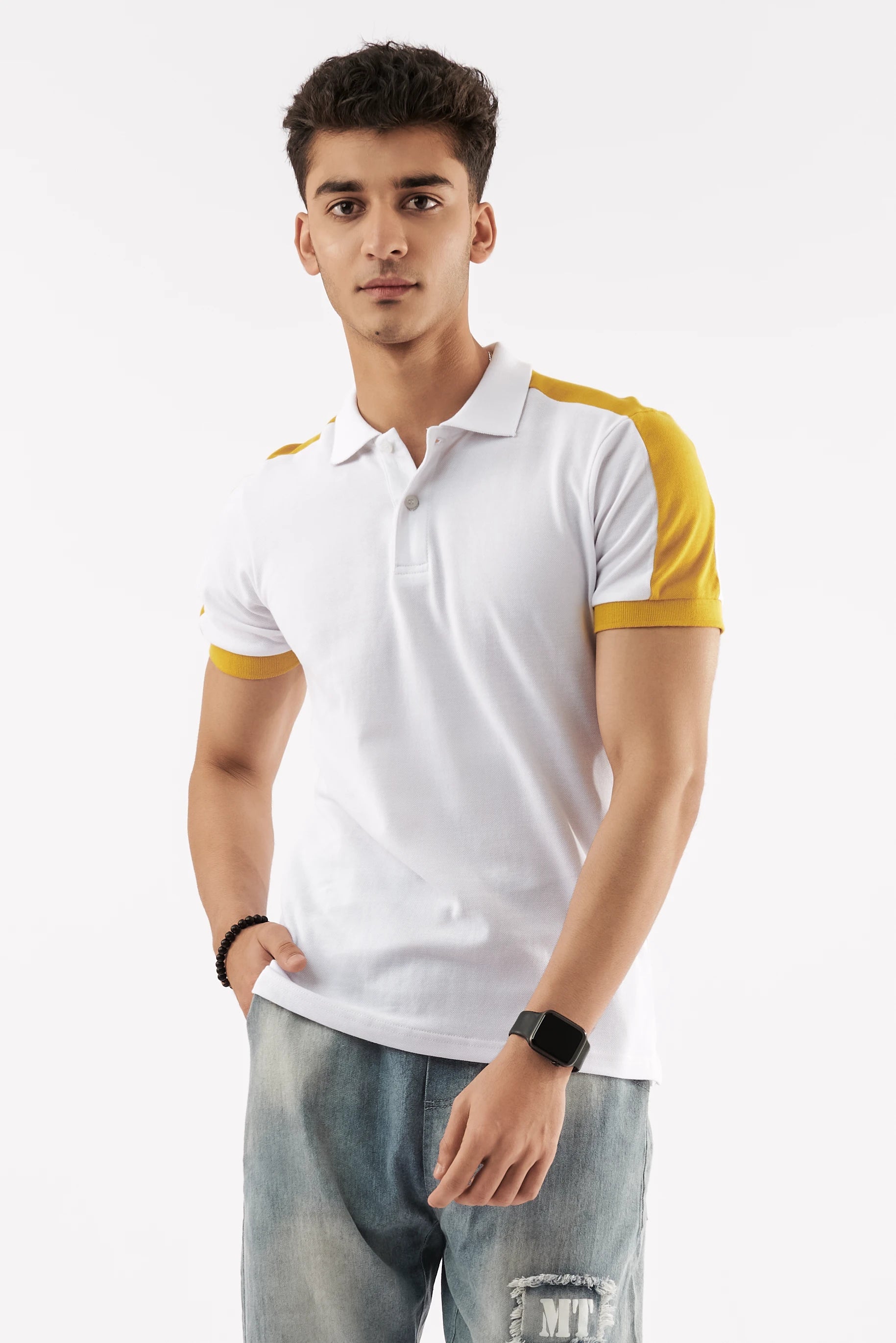 Men's Performance Polo Shirt White