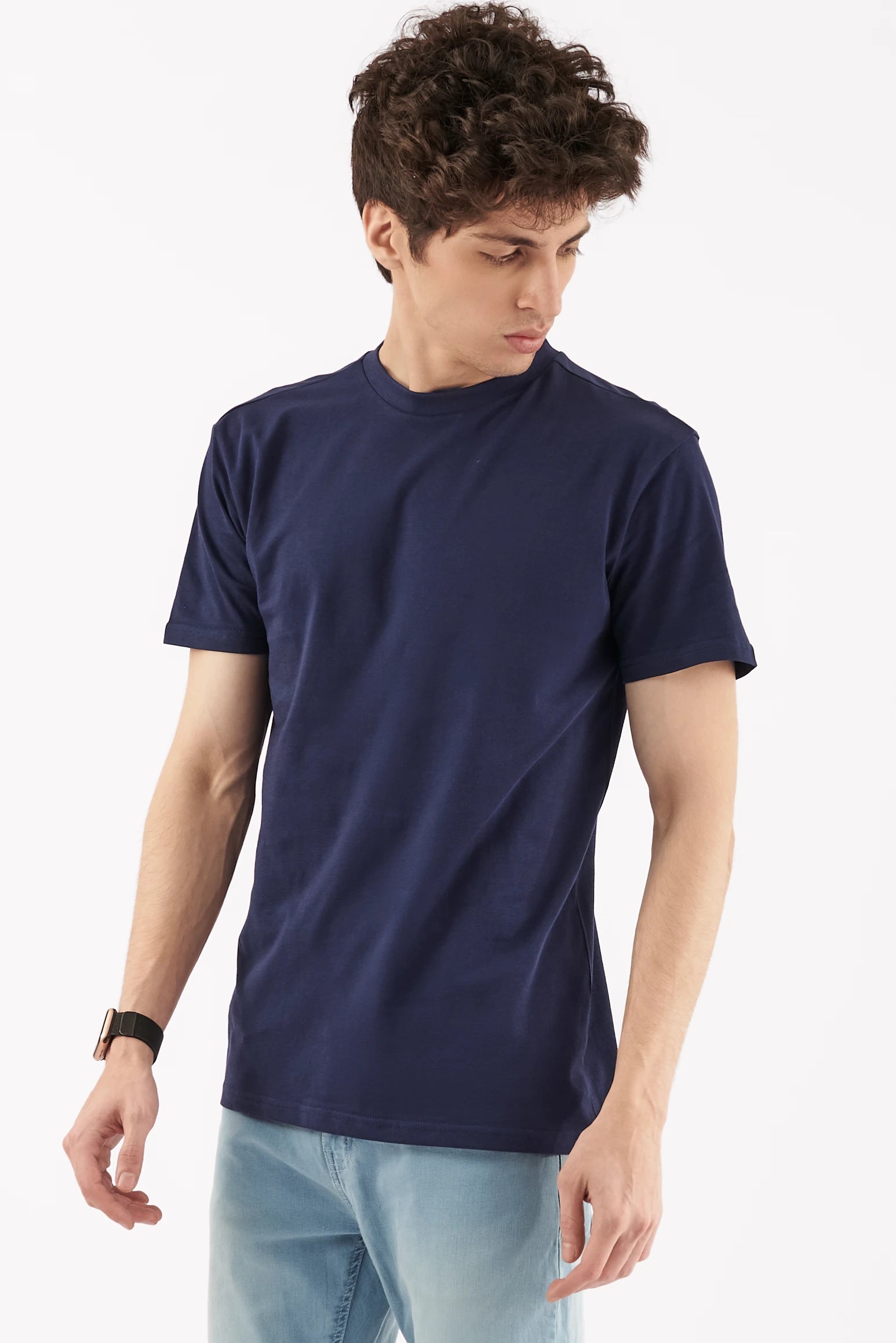 Men's Forbearance Graphic T-Shirt Blue