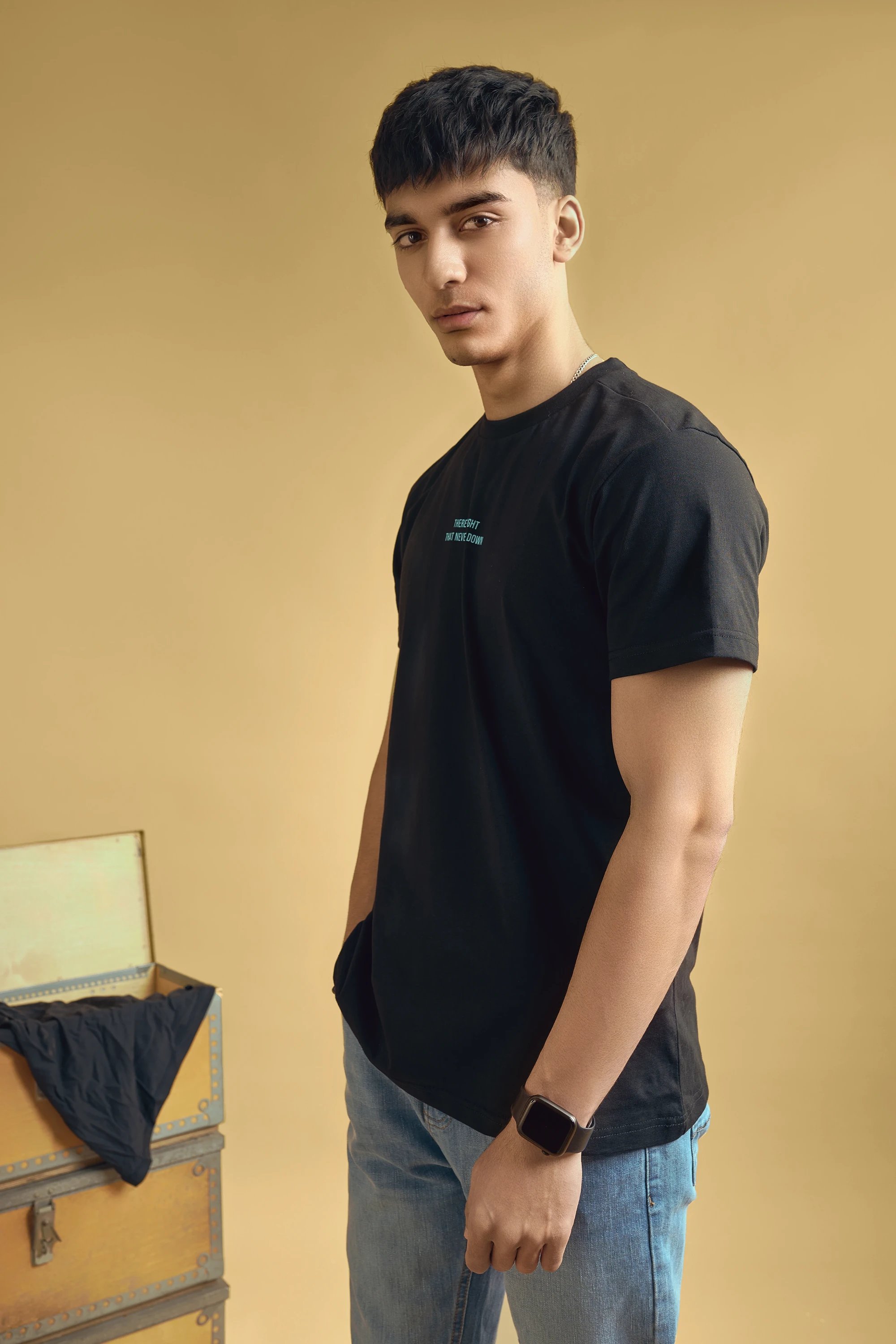 Men's Graphic Art T-Shirt Black